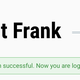 Visitors receive this message upon clicking Frank’s “About” section. I did not willfully register, nor log in.